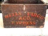1800’s WELLS FARGO & CO EXPRESS GOLD STRONG BOX. - 3 of 8