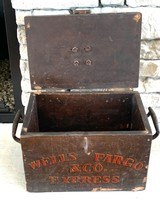 1800’s WELLS FARGO & CO EXPRESS GOLD STRONG BOX. - 7 of 8