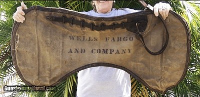WELLS FARGO & COMPANY SADDLE BAGS.