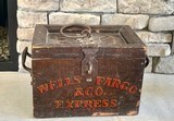 1800’s Wells Fargo & Co Express gold Strong Box. - 8 of 8