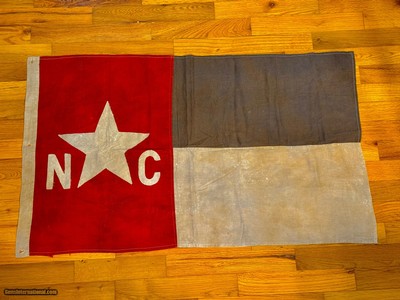 CIVIL WAR NORTH CAROLINA CONFEDERATE FLAG.
