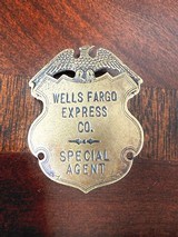 WELLS FARGO & CO EXPRESS BADGE. - 1 of 1