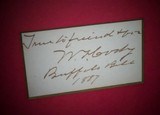 AUTOGRAPHED PHOTO OF BUFFALO BILL DATED 1887. - 3 of 3