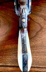 L.A. POLICE DEPARTMENT PRESENTATION GOLD & SILVER COLT REVOLVER. - 3 of 4