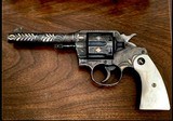 L.A. POLICE DEPARTMENT PRESENTATION GOLD & SILVER COLT REVOLVER. - 4 of 4