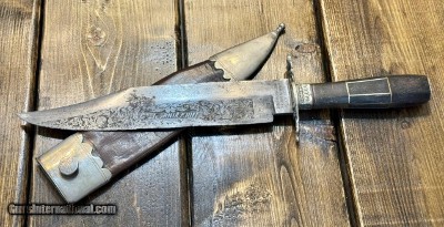 1800’s JD CHEVALIER NEW YORK BOWIE KNIFE.