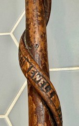 Confederate presentation Sept 1862 Antietam Battle engraved Generals name cane. - 14 of 15