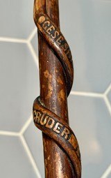 Confederate presentation Sept 1862 Antietam Battle engraved Generals name cane. - 8 of 15