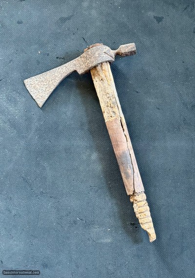 LITTLE BIG HORN INDIAN SMOKE PIPE TOMAHAWK.