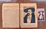 Famous Lawman Wild Bill Hickok Cdv photo & newspaper about the Cdv photo. - 7 of 7