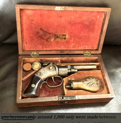 MAYNARD PRIMED POCKET REVOLVER FACTORY CASED.