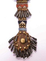 AMAZING 1800’S APACHE INDIAN BEADED AWL CASE. - 2 of 3