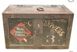 Authentic mid 1800’s Wells Fargo express cast iron gold box. - 1 of 8