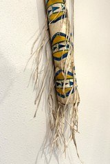 1800’s Apache Indian Bow & Arrows with painted Case. - 3 of 4