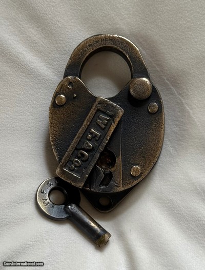 1875 Wells Fargo & Co Brass Lock.