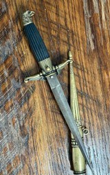 WW2 HUNGARIAN AIR FORCE DAGGER DATED 1944. - 8 of 9