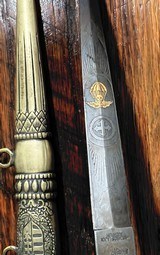 WW2 HUNGARIAN AIR FORCE DAGGER DATED 1944. - 7 of 9