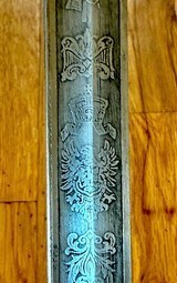 Pair 1800’s German Swords. Presentation pair. - 12 of 13