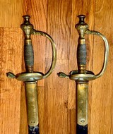 Pair 1800’s German Swords. Presentation pair. - 2 of 13