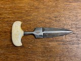 SCARCE PUSH DAGGER KNIFE CHARLES REINHARDT, BALTIMORE.