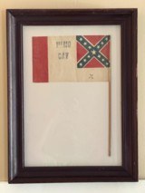 VERY RARE CONFEDERATE 1ST MISSOURI CAVALRY FLAG. - 1 of 2