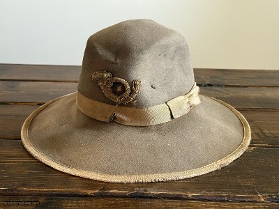 SUPERB CONFEDERATE SLOUCH HAT CIVIL WAR.