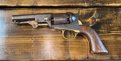 HISTORICAL 1850's WELLS FARGO #224 REVOLVER WITH AGENTS NAME.