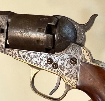 Factory Engraved Manhattan revolver. Civil war.
