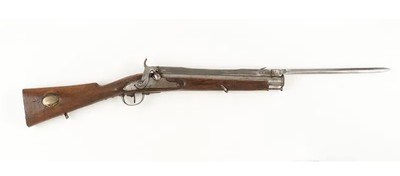 Blunderbuss Spring-Loaded bayonet. Wow