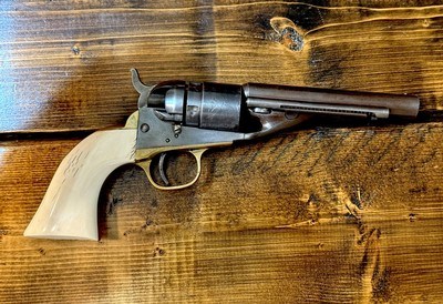 Rare 1861 Colt Conversion revolver. - Image 2 of 5