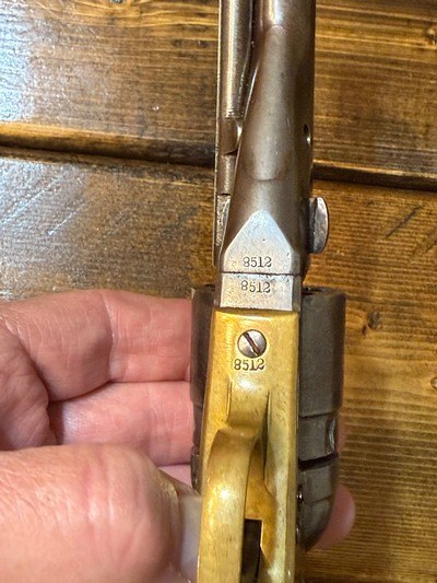 Rare 1861 Colt Conversion revolver. - Image 3 of 5