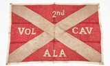2ND VOL CAV ALABAMA CONDFEDERATE FLAG.