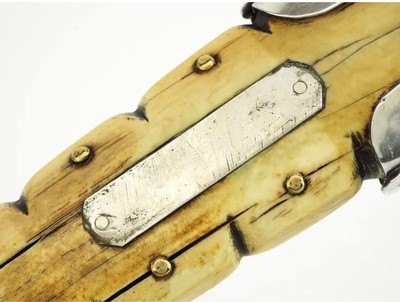Civil War Bowie knife. Etched blade. C. S. - Image 5 of 14