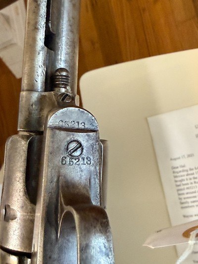NEW MEXICO LINCOLN COUNTY WARS, COLT .45 SINGLE ACTION. - Image 6 of 8