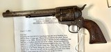 NEW MEXICO LINCOLN COUNTY WARS, COLT .45 SINGLE ACTION. - Image 8 of 8