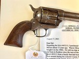 NEW MEXICO LINCOLN COUNTY WARS, COLT .45 SINGLE ACTION. - Image 7 of 8