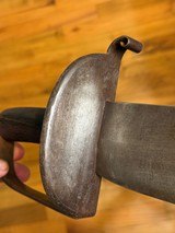 Scarce Confederate Courtney & Tennant S. C. Large D-Guard Bowie knife. - Image 4 of 5