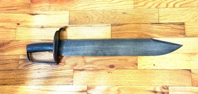 Scarce Confederate Courtney & Tennant S. C. Large D-Guard Bowie knife. - Image 2 of 5