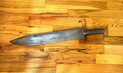 Scarce Confederate Courtney & Tennant S. C. Large D-Guard Bowie knife. - Image 1 of 5