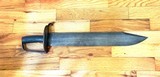 Scarce Confederate Courtney & Tennant S. C. Large D-Guard Bowie knife. - Image 2 of 5