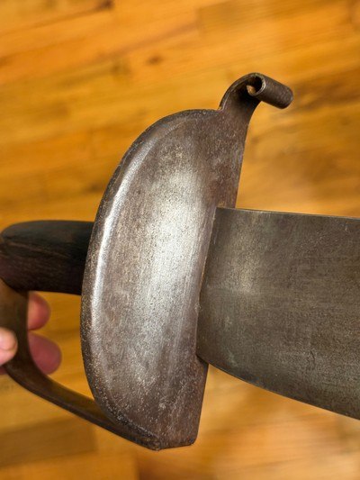 Scarce Confederate Courtney & Tennant S. C. Large D-Guard Bowie knife. - Image 4 of 5