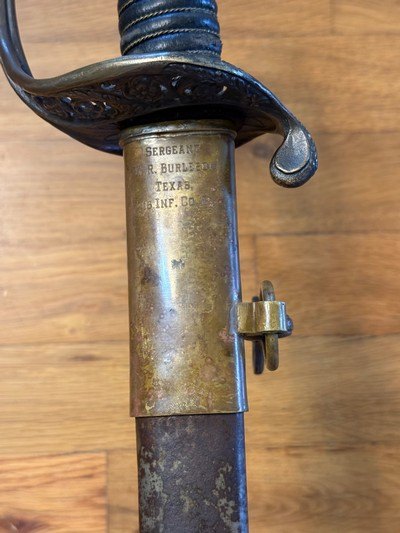 18th TEXAS CO. G. CONFEDERATE CS SWORD. - Image 2 of 6