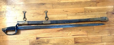 18th TEXAS CO. G. CONFEDERATE CS SWORD. - Image 4 of 6