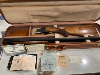 1961 Browning Superposed 12 gauge, RKLT with hard case and papers