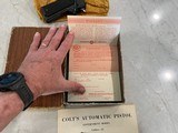 1966 Colt Govt Model M1911A1, 45 Cal, original Box and Papers! Excellent! - 19 of 20