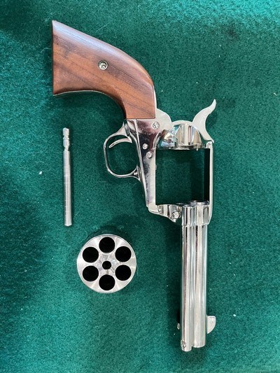 1980 Colt SAA Nickel, 4.75