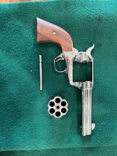 1980 Colt SAA Nickel, 4.75