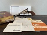 1980 Colt SAA Nickel, 4.75