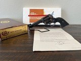 1980 Colt SAA .44 special, blued CCH, box and papers - MINT - 1 of 20