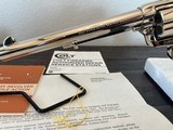 1980 Colt SAA, .44 Special, Nickel, Walnut, Original Box and Papers - LNIB - Image 9 of 20